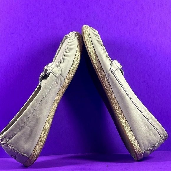 UGG Women's Gray Rozie Serape Beads 1011176 Moccasin Shoes Size 8.5 - Picture 8 of 11